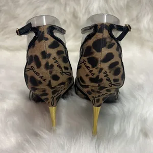GUESS Leopard Print and Patent Leather‎ Strappy Heels BIN 12 thumbnail 5