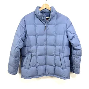 Eddie Bauer‎ Goose Down Weatheredge Puffer Jacket Womens Large Periwinkle Zip-Up thumbnail 1