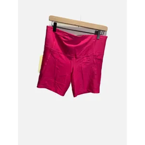 All in Motion Bike Shorts Women L Pink Effortless Support Pocketed High Rise 6" thumbnail 2