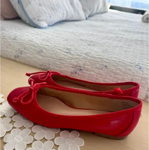 Nordstrom Rack Red Ballet Flats thumbnail 3