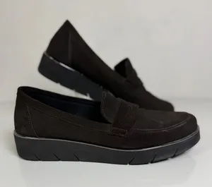 The FLEXX Harrow Too Women’s Brown Suede Penny Loafers Comfort Slip-On Sz 9 thumbnail 1