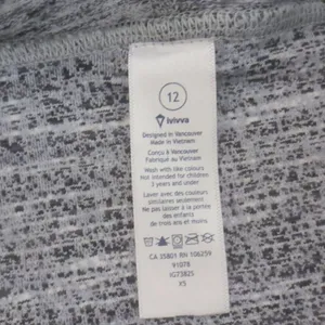 Lululemon | Ivivva | Tight Shorts in Heathered Grey / Black thumbnail 4