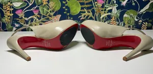 Red bottom nude leather pumps - Sergio Zelcer thumbnail 6