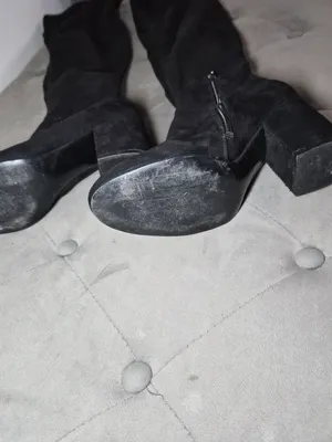Marc Fisher High Boot HeelsBlack Over-the-Knee Women's Shoes - Stylish 6.5 thumbnail 2