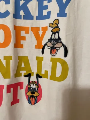 NWT! Disney Mickey & Friends Adult Disney Family T-shirt Embroidered Size XL thumbnail 3