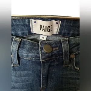 PAIGE Verdugo ultra Skinny distressed jeans size 23 thumbnail 5