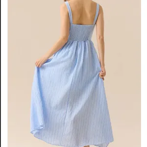NEW Altar’d State Blue Striped Maxi Dress Size XL NWT thumbnail 5