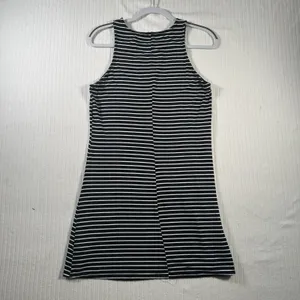 Aeropostale Women’s Size Large Black White Striped Sleeveless Mini Dress thumbnail 6