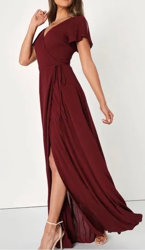 Lulus Wrap Dress thumbnail 2