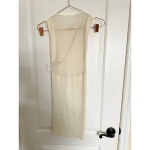 Intimately Free People Dress Womens XS/S Ivory Ribbed Mesh Bodycon Mini‎ FT1202 thumbnail 2