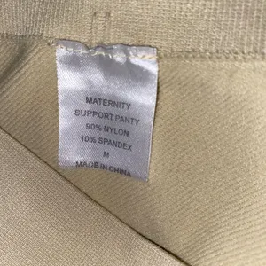 Women's Maternity Support Panty Size Medium Tan thumbnail 3