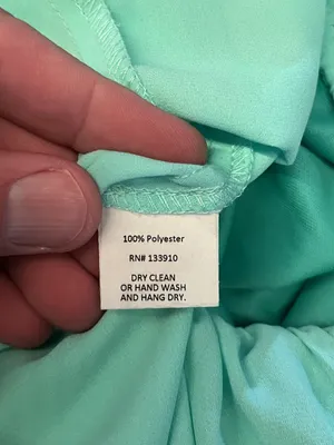Show Me Your MuMu Dress Womens Large Green Halter Backless Chiffon Maxi Slit thumbnail 12