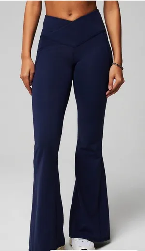 Fabletics Oasis PureLuxe High-Waisted Crossover Flare thumbnail 1