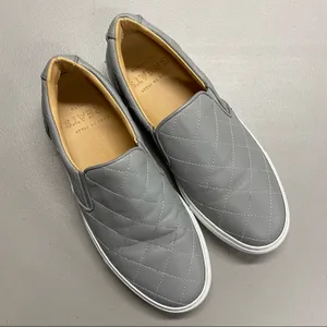 Greats Brooklyn Gray Slip On Shoe Flat Made in Italy US Size 8 EUR 38 thumbnail 2
