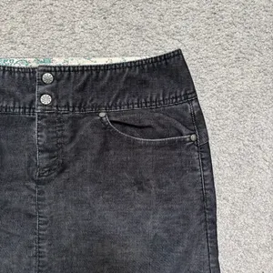 Athleta Dark Gray Vintage Ridge Corduroy Mini Skirt thumbnail 2