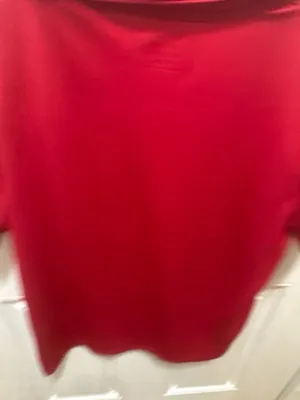 IZOD Golf Women's Short Sleeve Performance Polo Shirt Red XXL thumbnail 7