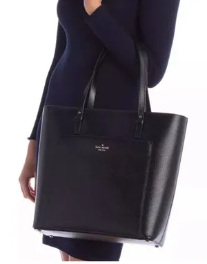 Kate Spade Grand Street Sadie Large Leather Tote ECU thumbnail 1