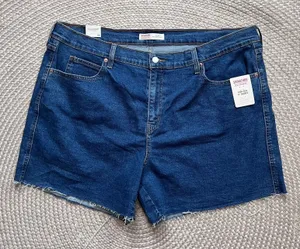 Signature Levi Strauss Hi Rise 5" Shorts Sz 24 thumbnail 1