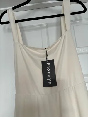 Cream Maxi Dress — NWT, Large thumbnail 3