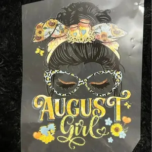 Handmade August‎ girl women T-shirt thumbnail 2