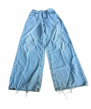 Levi's Light Blue Wide-Leg High-Rise Jeans thumbnail 1