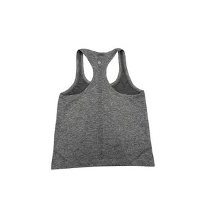 Lululemon Athletica Gray Athletic Racerback Tank Top Size Women's 6 thumbnail 2