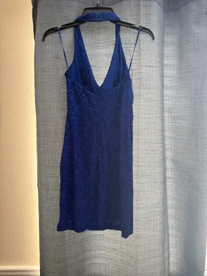 Windsor Dress Homecoming Blue Royal Sparkly thumbnail 2