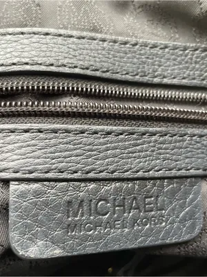 Michael Kors Rhea Black Pebbled Leather Hobo Shoulder Bag with Gold Hardware thumbnail 6