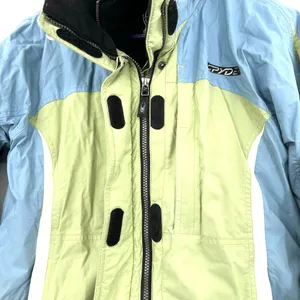 Spyder Size 10 Blue Green Jacket Coat Zip in Fleece Liner Outdoors Layers Winter thumbnail 3