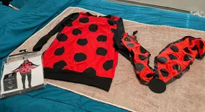 Women’s love bug ladybug costume XXL 18-20 thumbnail 1