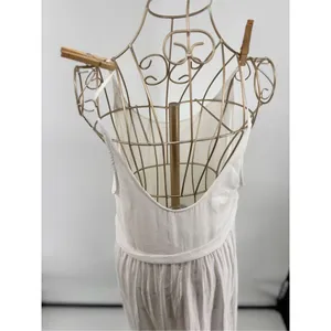 Zara W&B Collection Sleeveless Long Dress Size Medium White thumbnail 9