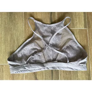 Victoria's Secret Bralette NWOT Medium Gray Lace Sexy thumbnail 5