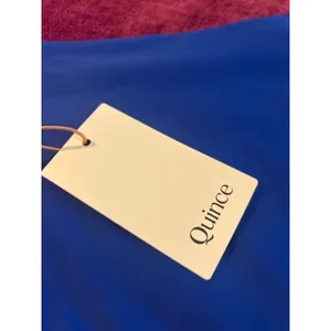 QUINCE High Rise High Leg Bikini Bottom SUSTAINABLE NWT Electric Blue Medium M thumbnail 5