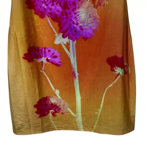 NWT Peppermayo Caroline Floral Mini Dress Orange Strapless Tube Bodycon Size 10 thumbnail 4