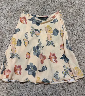 Express Floral Skirt thumbnail 1