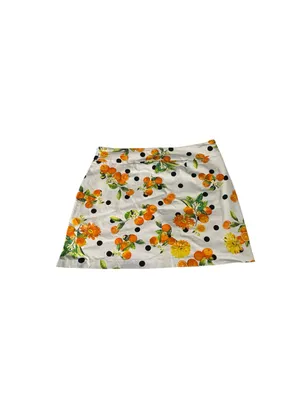 Zac & Rachel 22W Citrus Fruit Floral Polka Dot Pull On Skort Golf Resort Plus thumbnail 10