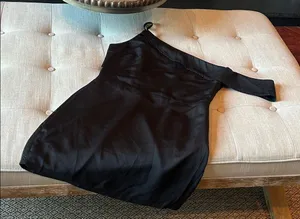 Superdown Black Asymmetrical Mini Dress Size Medium thumbnail 1