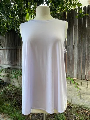 Lululemon lightweight split back training tank top lavender frost yoga Pilates thumbnail 6