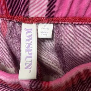 Joyspun XL Pink Red Plaid Pajama‎ Set Sleepwear Loungewear Long Sleeve Soft thumbnail 11