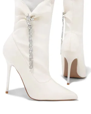New Embellished Pointed Toe Bootie 5.5 thumbnail 3