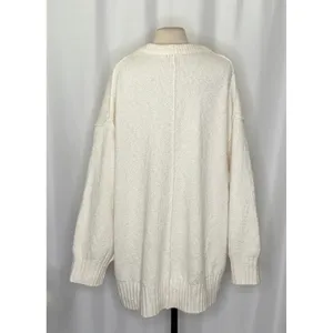 Revolve FREE PEOPLE Brookside Tunic Sweater‎ Ivory Slouchy Solid Scoop Large thumbnail 9