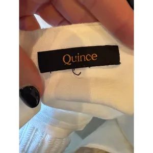 Quince European Linen Fit And Flare Midi Dress Women Small White Square Neck thumbnail 11