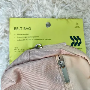 All‎ In Motion Cream Belt Fanny Pack Adjustable Strap thumbnail 2