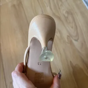 Song of Style Blush Nude Square-Toe Strappy Mules thumbnail 5