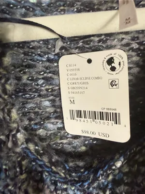 NWT Free People Cotton Candy Sweater Blue Medium thumbnail 7