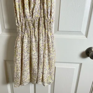 Fate Floral Smocked Halter Mini Dress Woman’s Size Small thumbnail 11