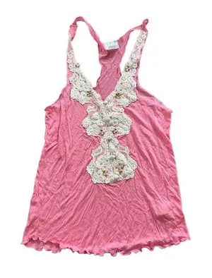 Free People‎ Intimates Racer Back lounge Tank Top XS thumbnail 1