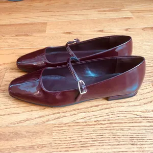 Franco Sarto Tinsley Patent Leather Burgundy Mary Jane Flats Women’s SZ 7.5 NWOT thumbnail 7
