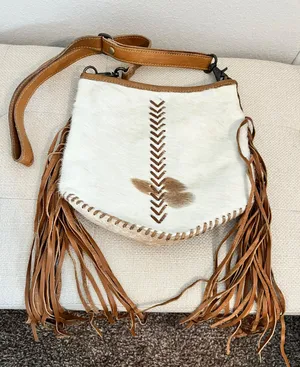 Myra Bags Cowhide Cross Body Purse thumbnail 1