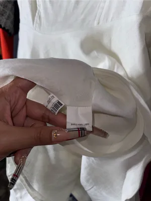 Dissh Aisle White Linen Bow Strap Mini Dress 100% Linen US 6 EUC thumbnail 10